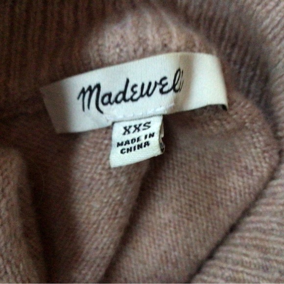Madewell Redmond Mockneck Pocket Sweater in Colorblock XXS - Picture 7 of 8
